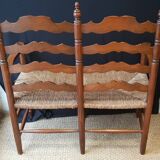 Provencal mulched bench