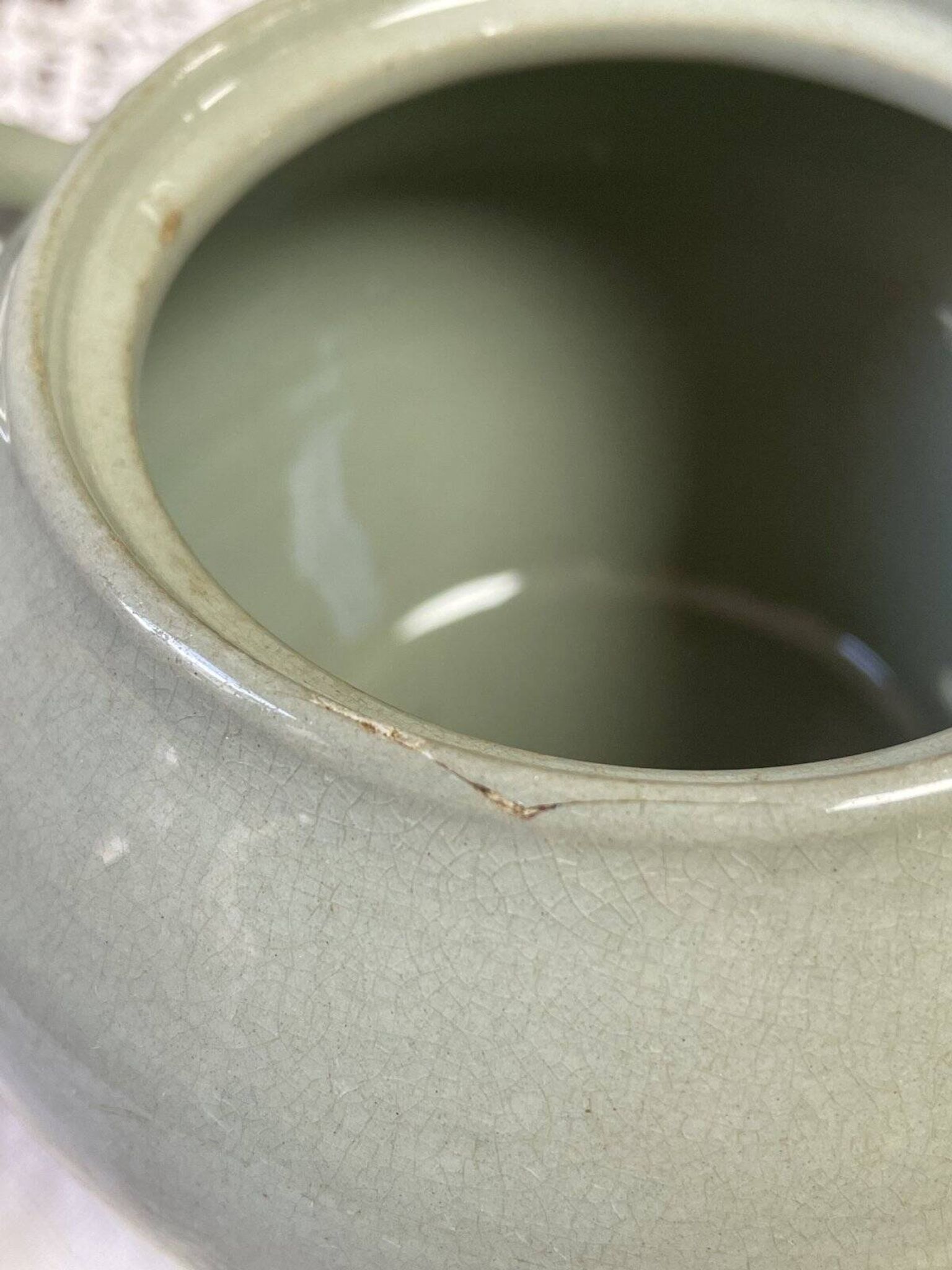 Old sugar bowl Sarreguemines