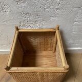 Bamboo wicker pot cover