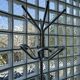 Portemanteau perroquet métal chromé