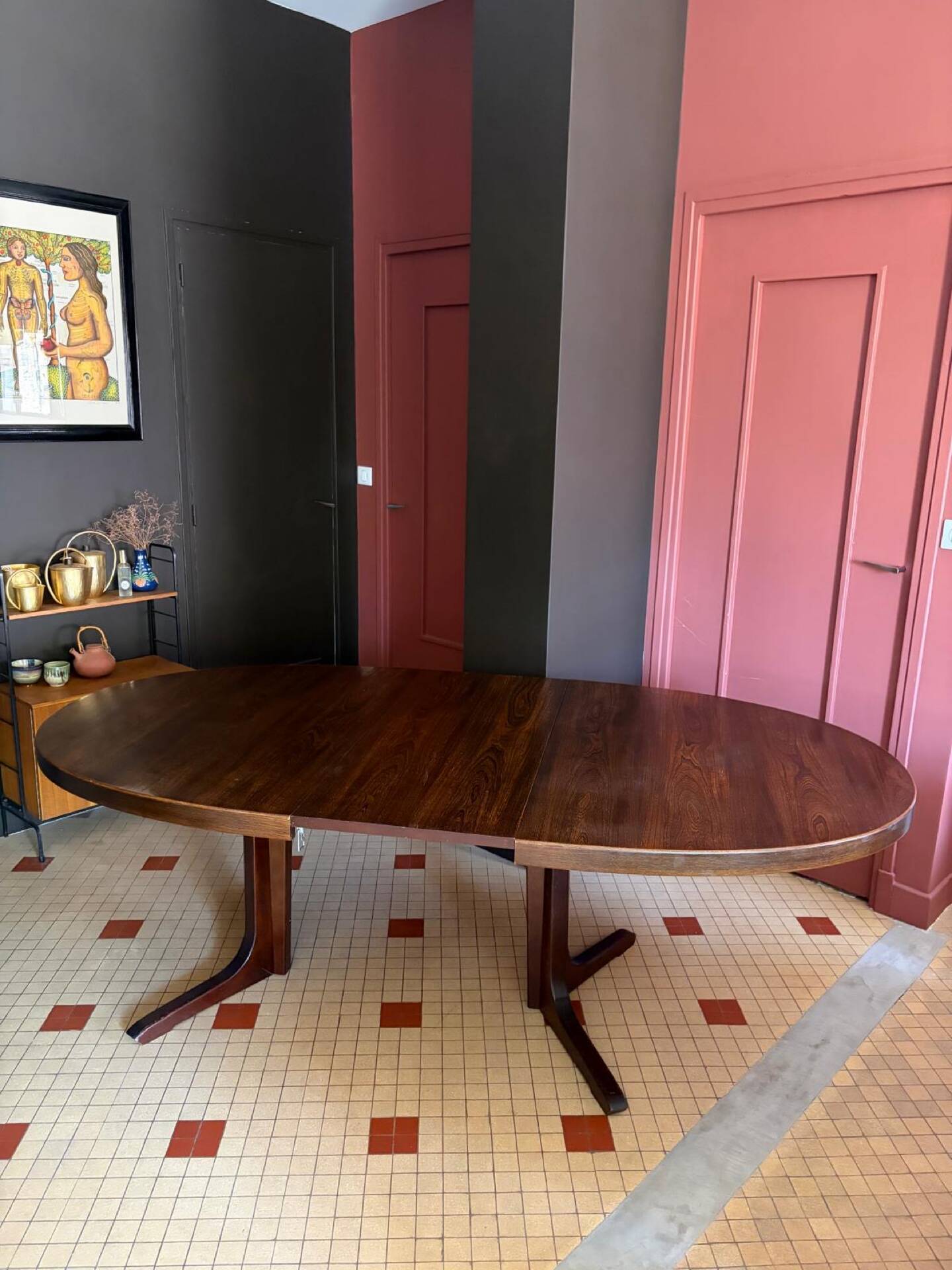 Baumann table with two extensions