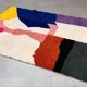 Hand-woven wool beni mrirt rug