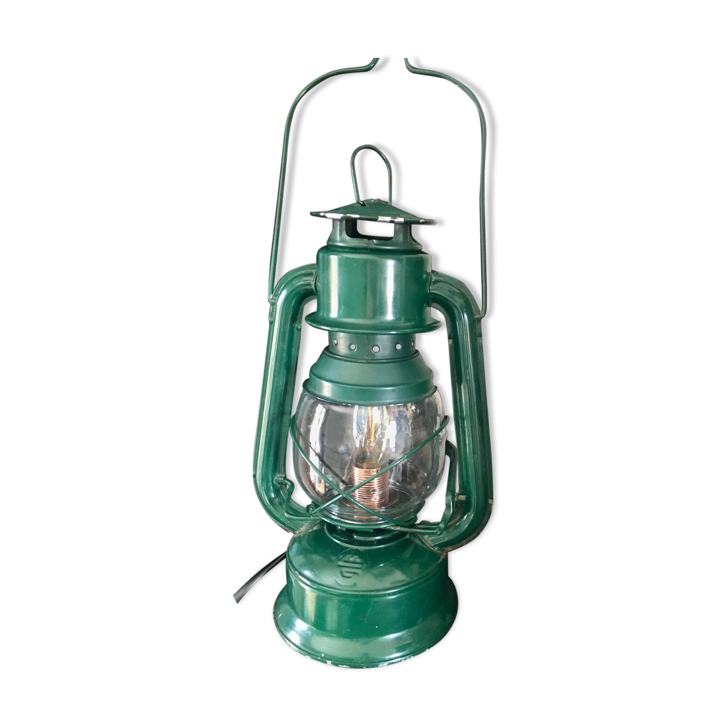 Green fir storm lamp