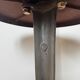 Rare Louis Vuitton cast iron bistro table with a bakelite top.