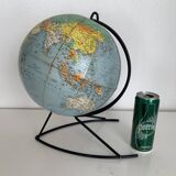 Vintage 1960 Girard Barrère terrestrial globe - 33cm