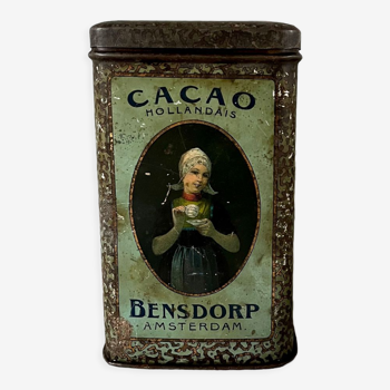 Cacao Bensdorp metal advertising box