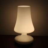 White opaline glass lamp by Stefan Tabery, 1970