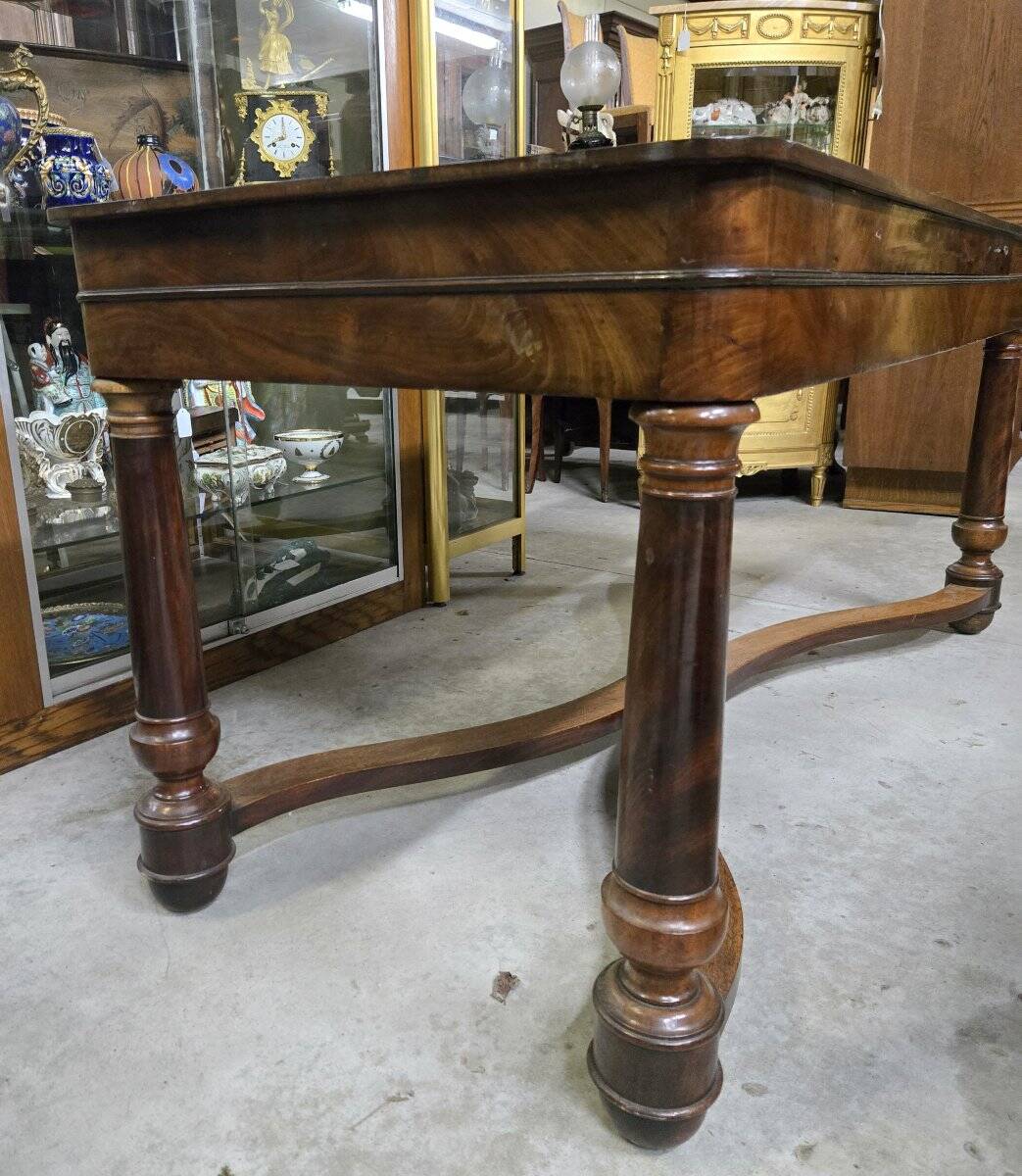 Antique Empire-style mahogany desk