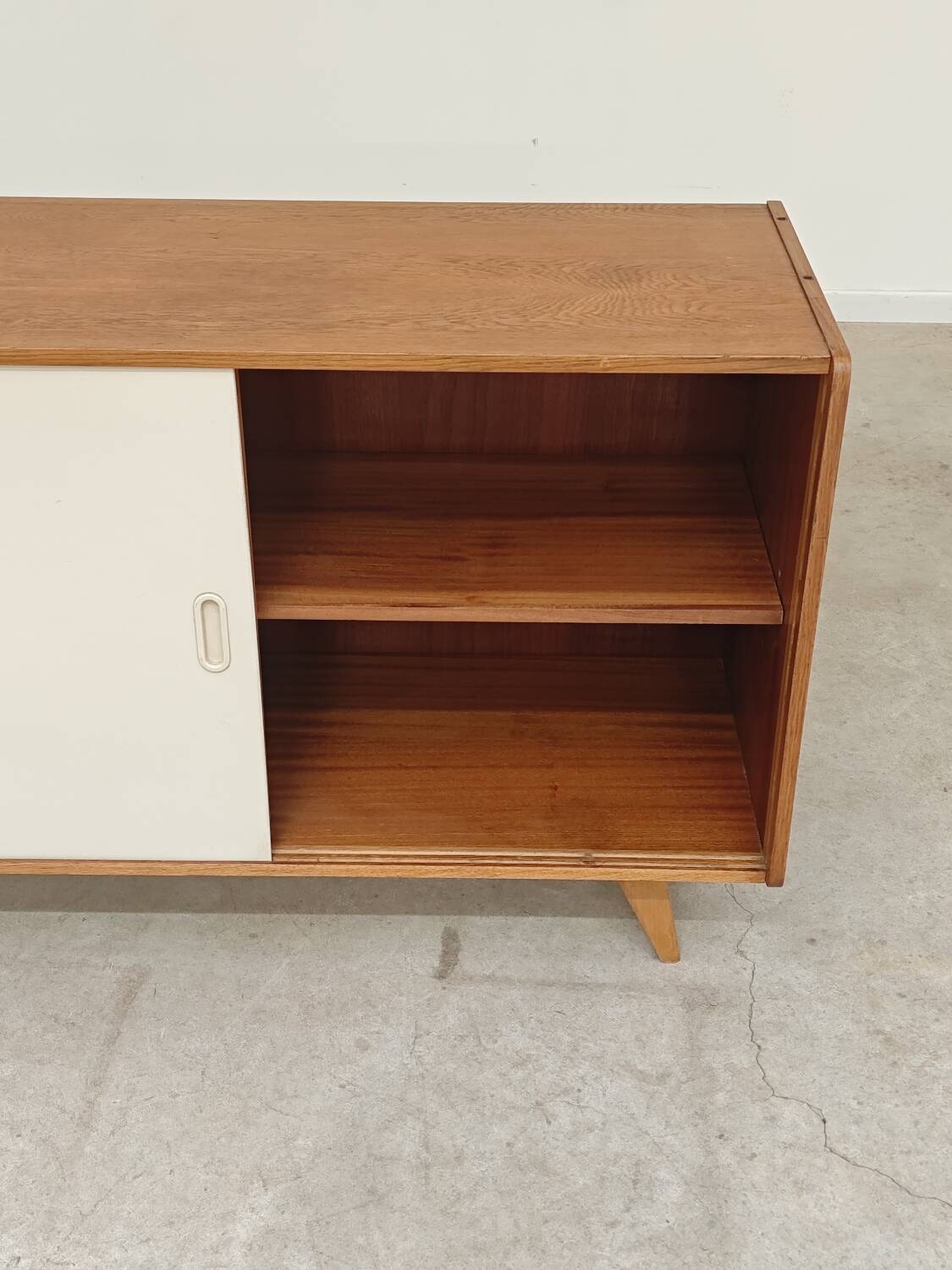 Wooden buffet U 452 pink by Jiri Jiroutek for Intérier Praha 1960