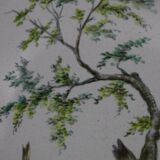 Old Plate Bird Emile Galle Saint Clement