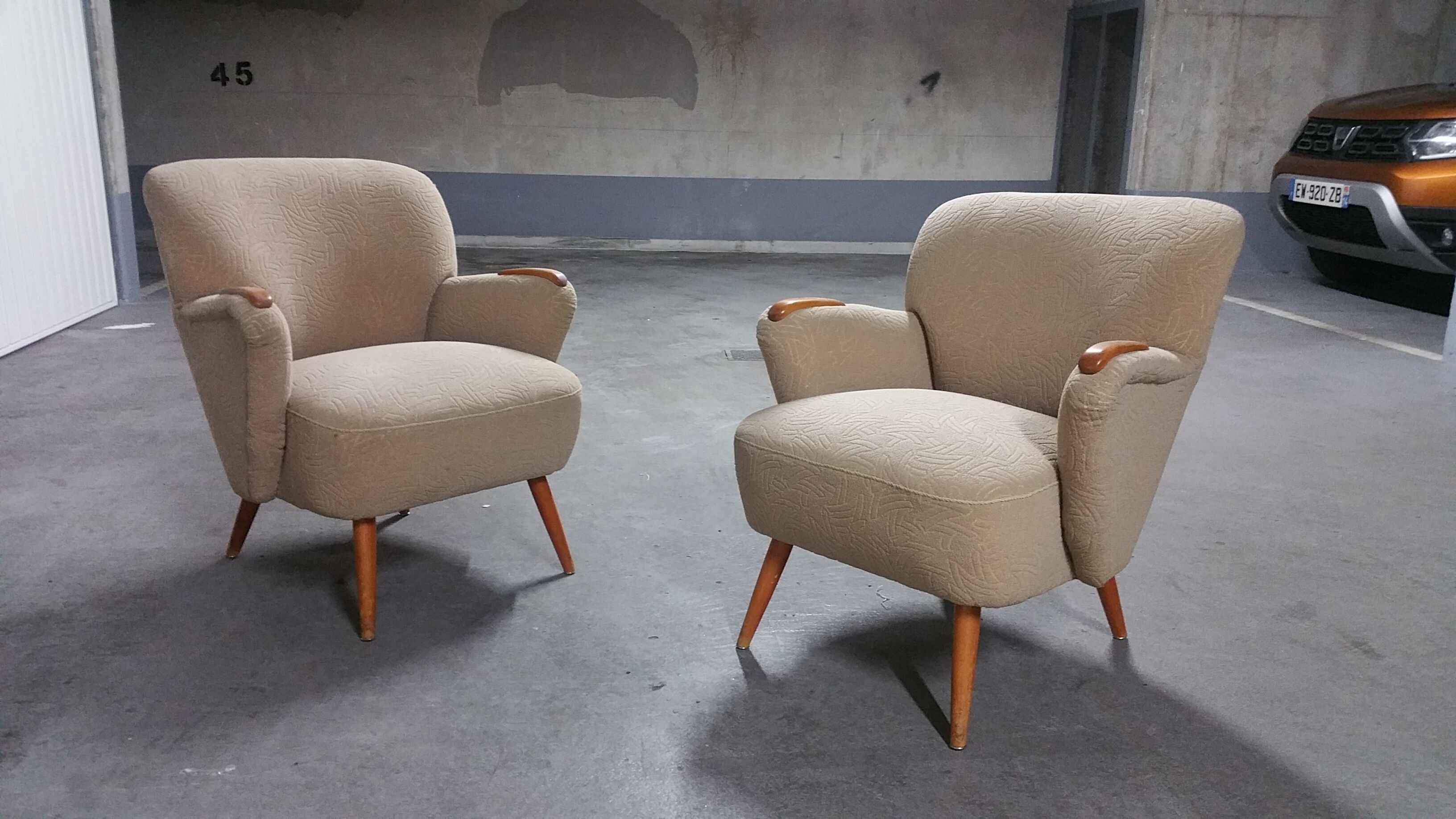 Years 50 Danish vintage armchair