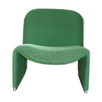 Green Alky lounge chair by  Giancarlo Piretti