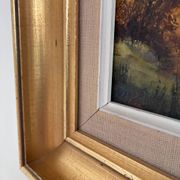 Vintage original landscape oil painting