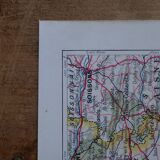 Original lithographs on Paris (maps)