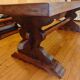 Monastery table in solid oak – 220 cm
