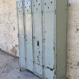 Old metal locker with 4 doors