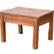 Small bedside table - side table in natural Burmese teak