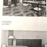 Dining Room Table and Mahogany Chairs by Fratelli Rigamonti, 1950s, Set of 7
