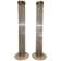 Pair of Design Brass and Glass Modern Floor Lamps/Kamenicky Senov, 1960s