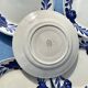 Assiettes plates Lunéville fleurs bleues