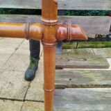 Vintage bamboo antique mirror