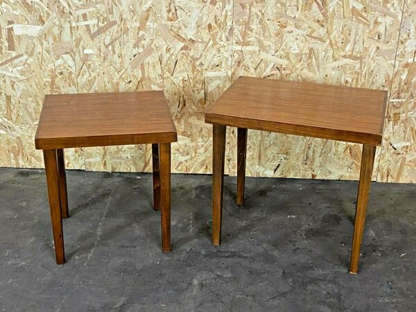 2x 60s 70s Table d’appoint Danois Design Moderne 60s 70s
