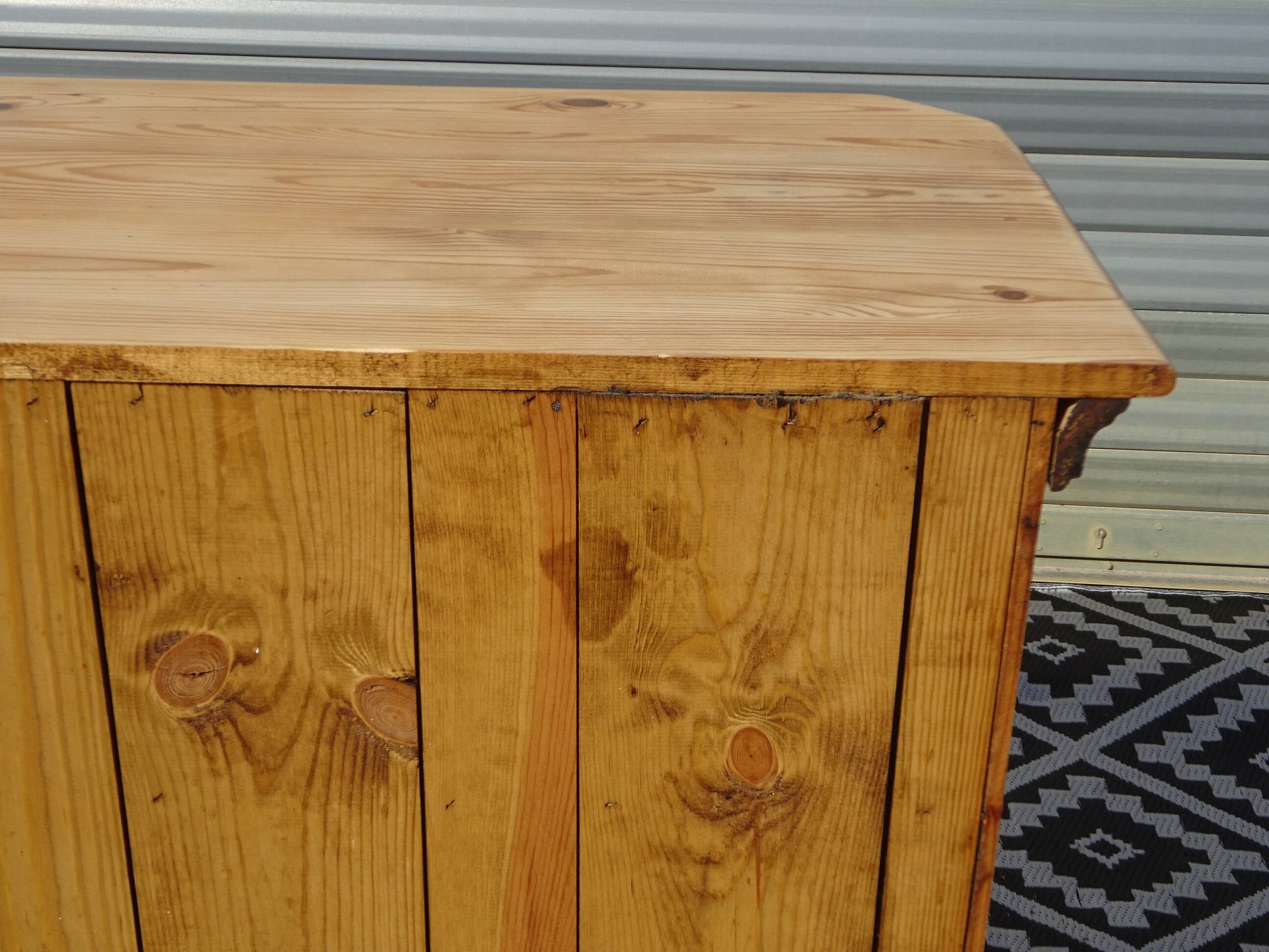 natural pine enfilade