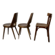 Set of 3 mismatched and damaged bistro chairs