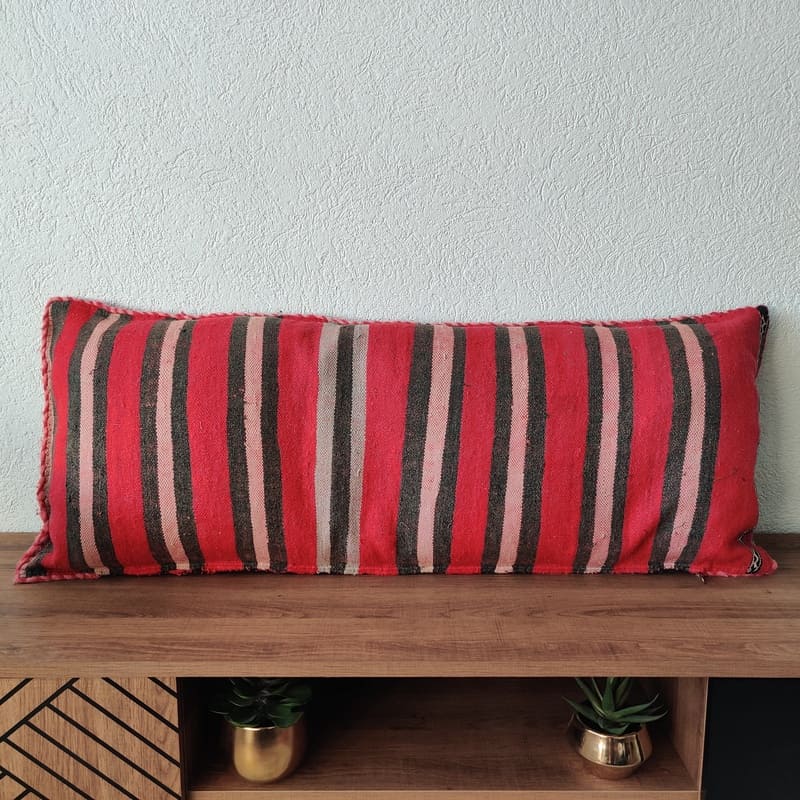 Long Berber Cushion Kilim Vintage