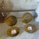 Pair of Scandinavian brass candlesticks
