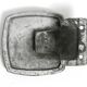 Very nice 1960s Pop Art Sunburst design cast aluminum door handle
