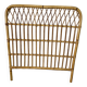 Vintage bamboo and rattan headboard