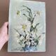 Old oil on cardboard signed