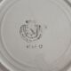 3 assiettes terre de fer Saint Amand