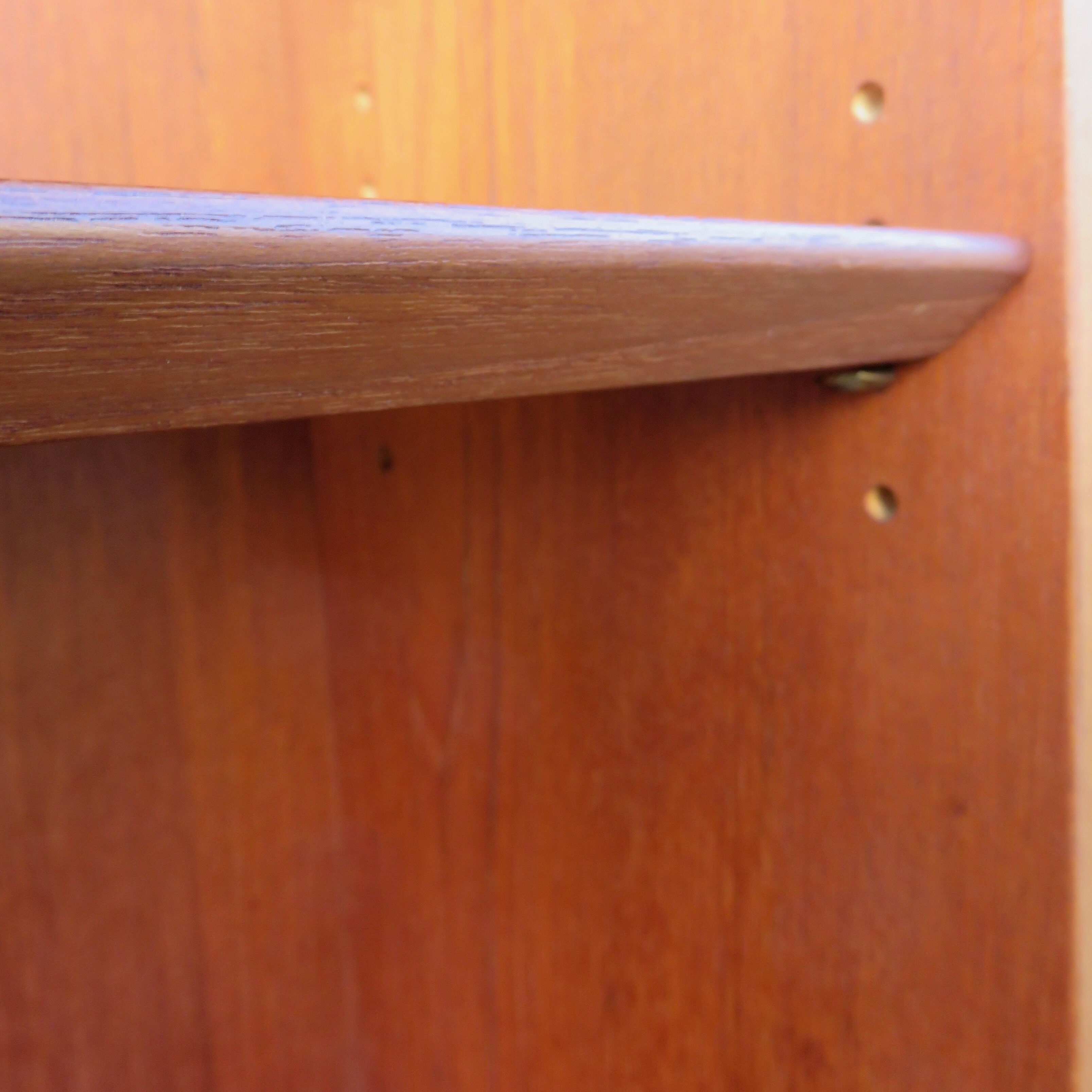 Pair of teak bookcases by Johannes Sorth. Denmark 1960