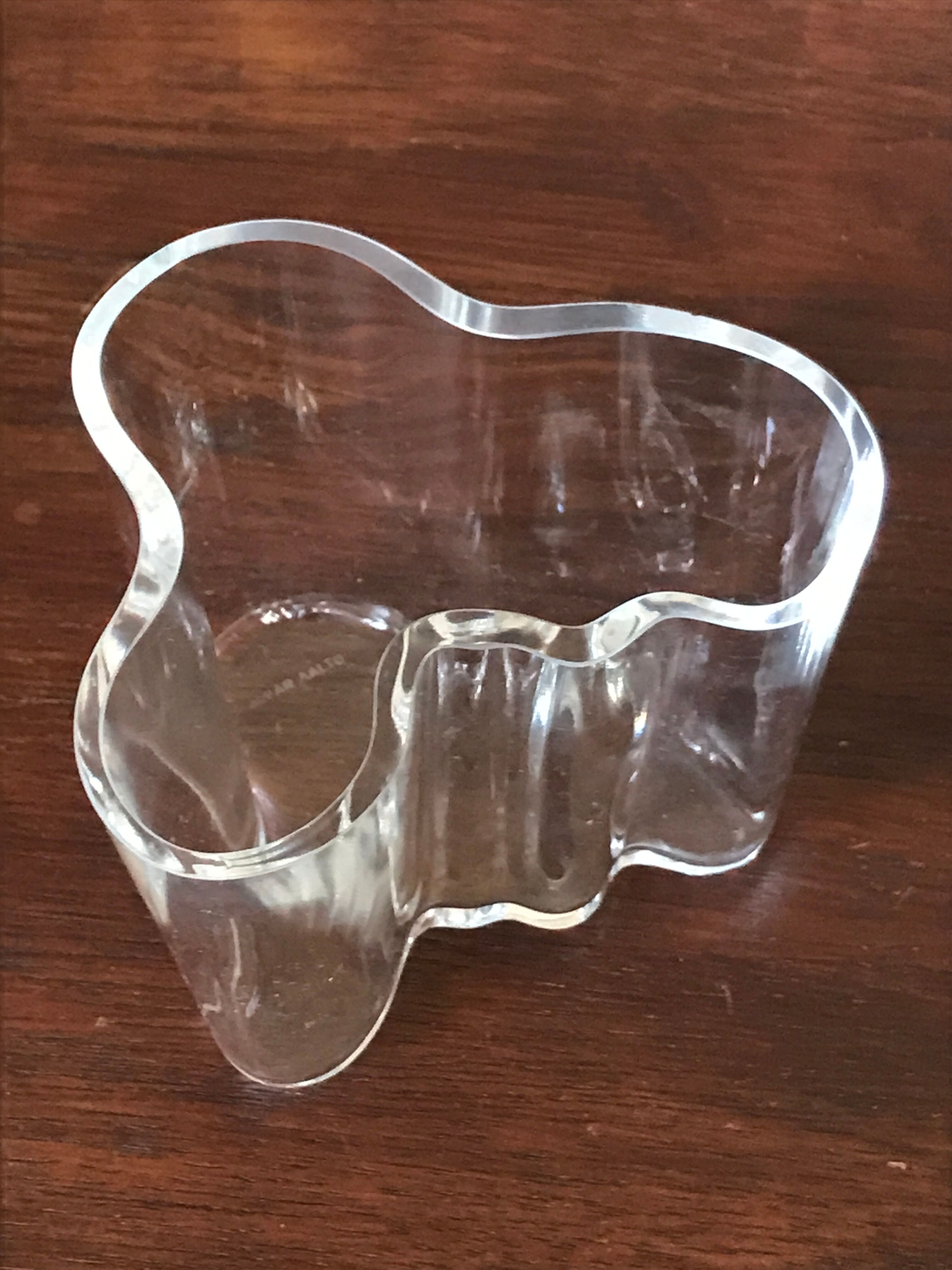 Vase Savoy d'Alvar Aalto, années 60