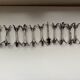 Silver metal animal knife door art nouveau style Sandoz