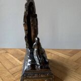 Religious metal music box - I am the immaculate conception - made in France
