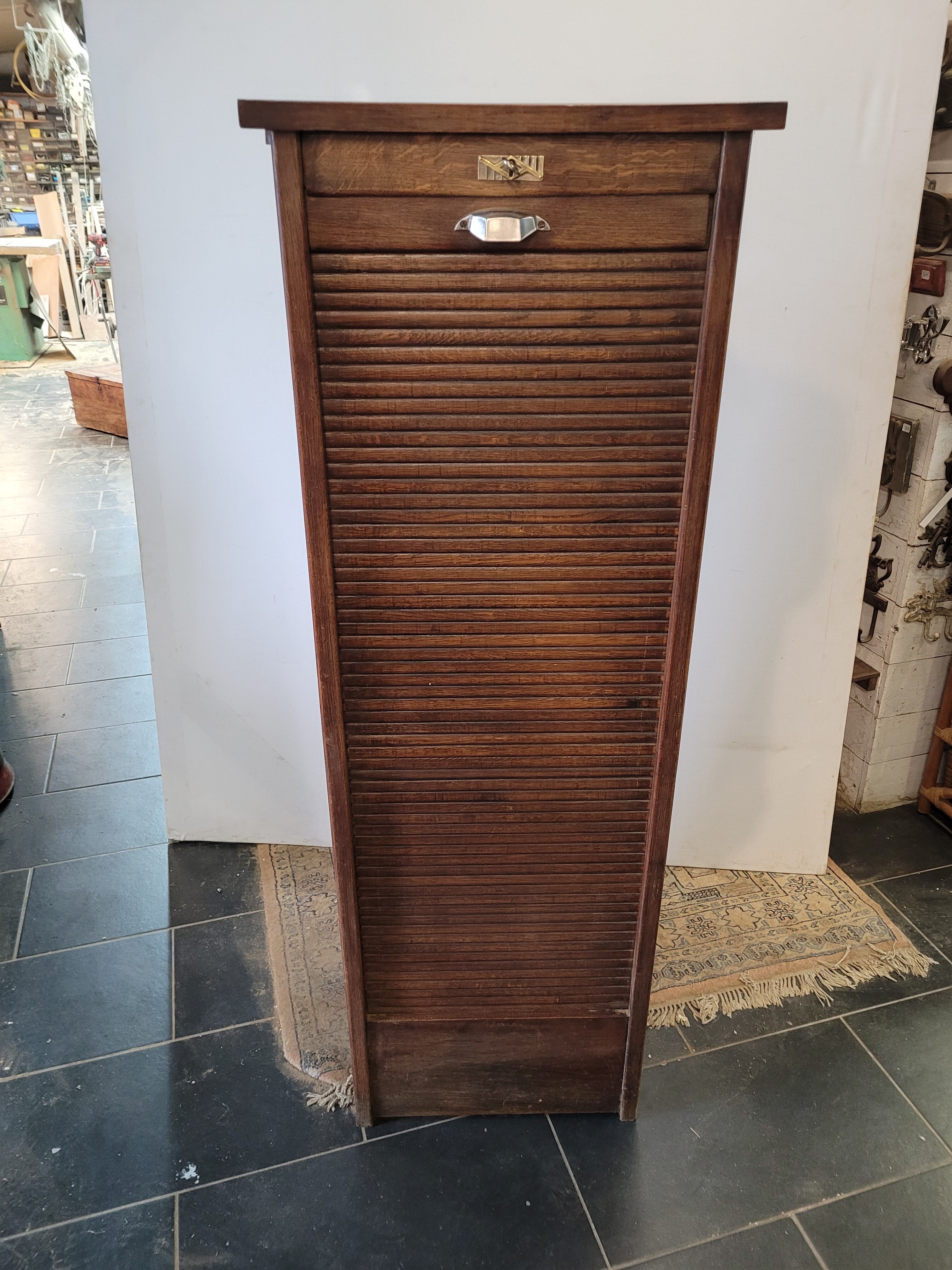 Old oak curtain binder