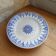 Dish on pedestal Terre de fer