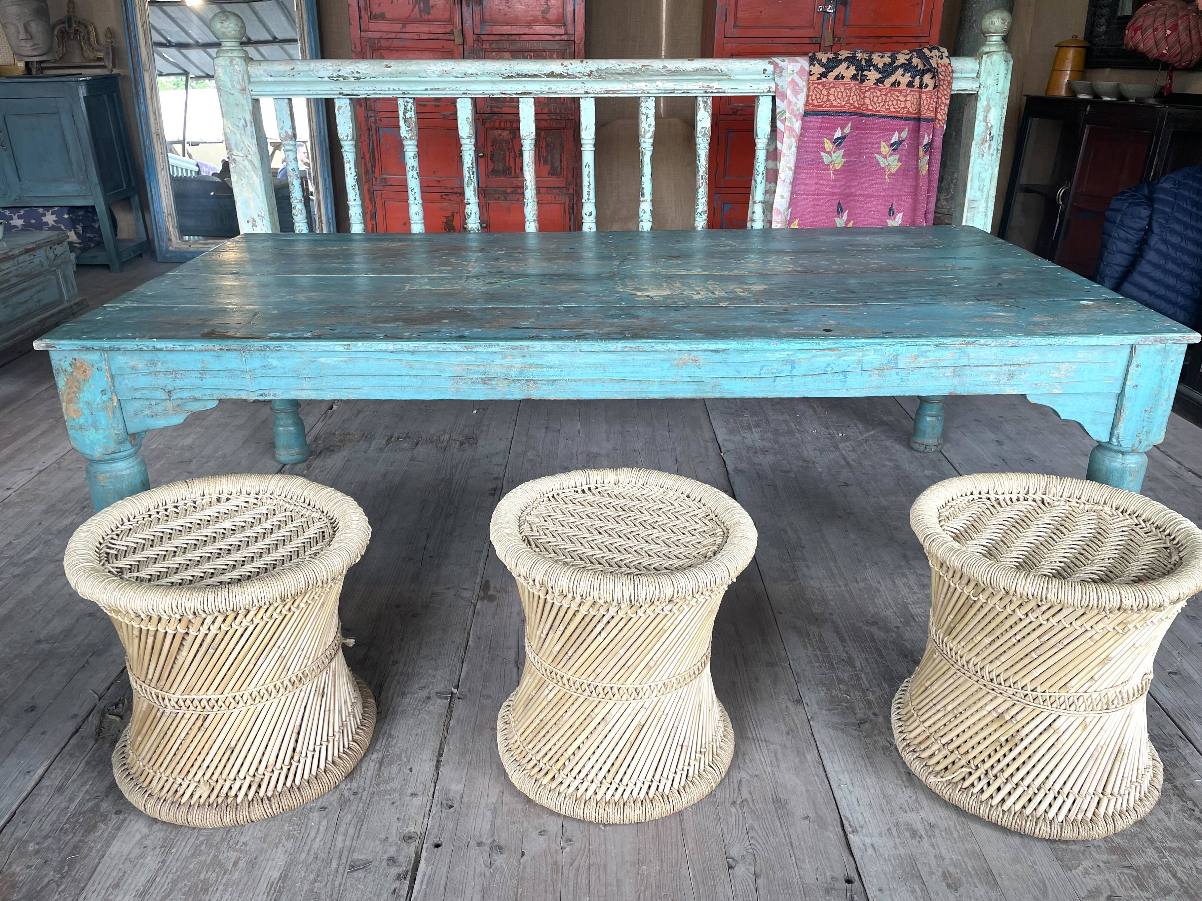 Large Indian teak coffee table
