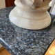 Granite column with pearly reflections