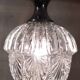 Glass and chrome metal suspension - mid 20th century