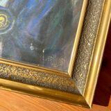 Pastel portrait painting