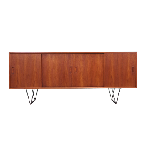 Teak sideboard, Danish design, 1970s, designer: Erik Jensen, production: Westergaards Møbelfabrik