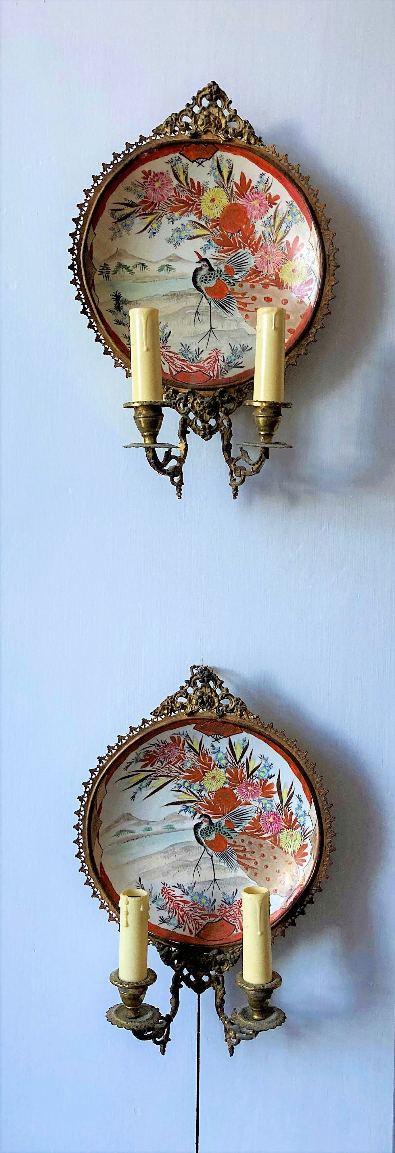 Pair of wall light Japan 19th century