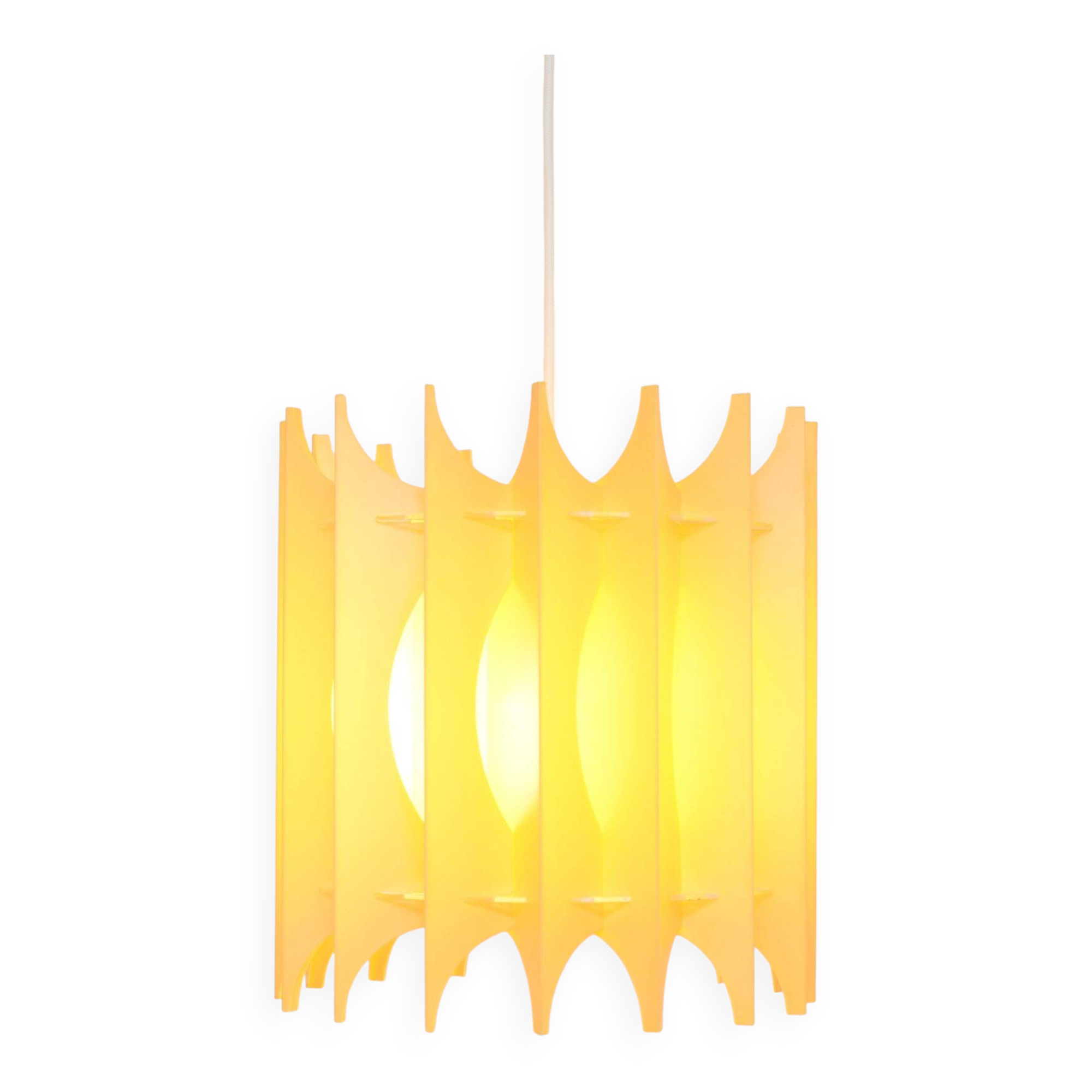 Facette lamp, design by Gunner Jensen, Sweden 1970s