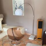 Arc floor lamp, 1970, marble foot