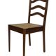 Vintage Teak Chair with Webbing - 1970s Design
