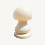 Vintage glass mushroom lamp